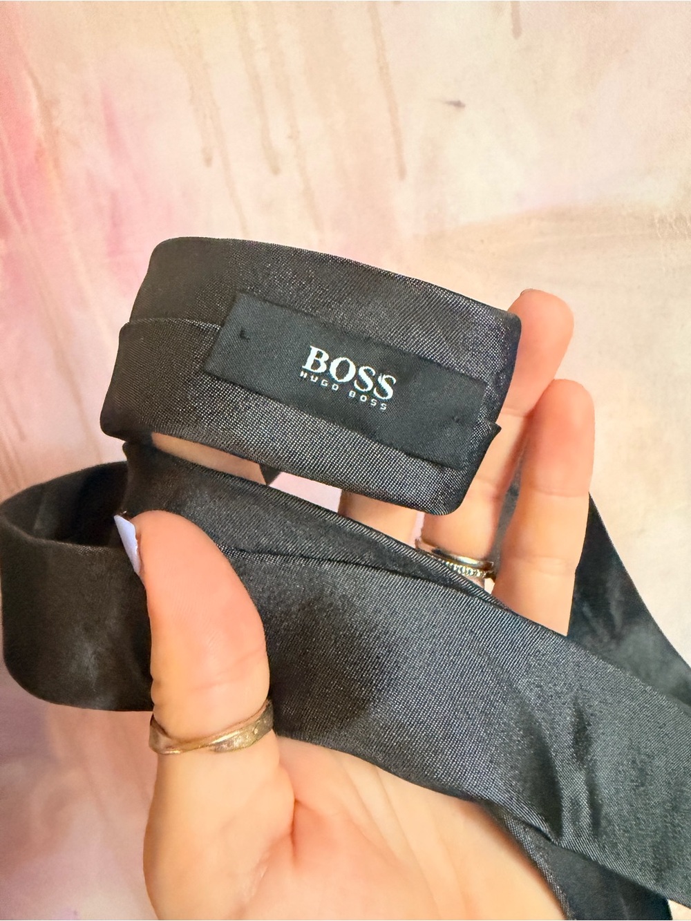 Hugo Boss Black Silk Tie